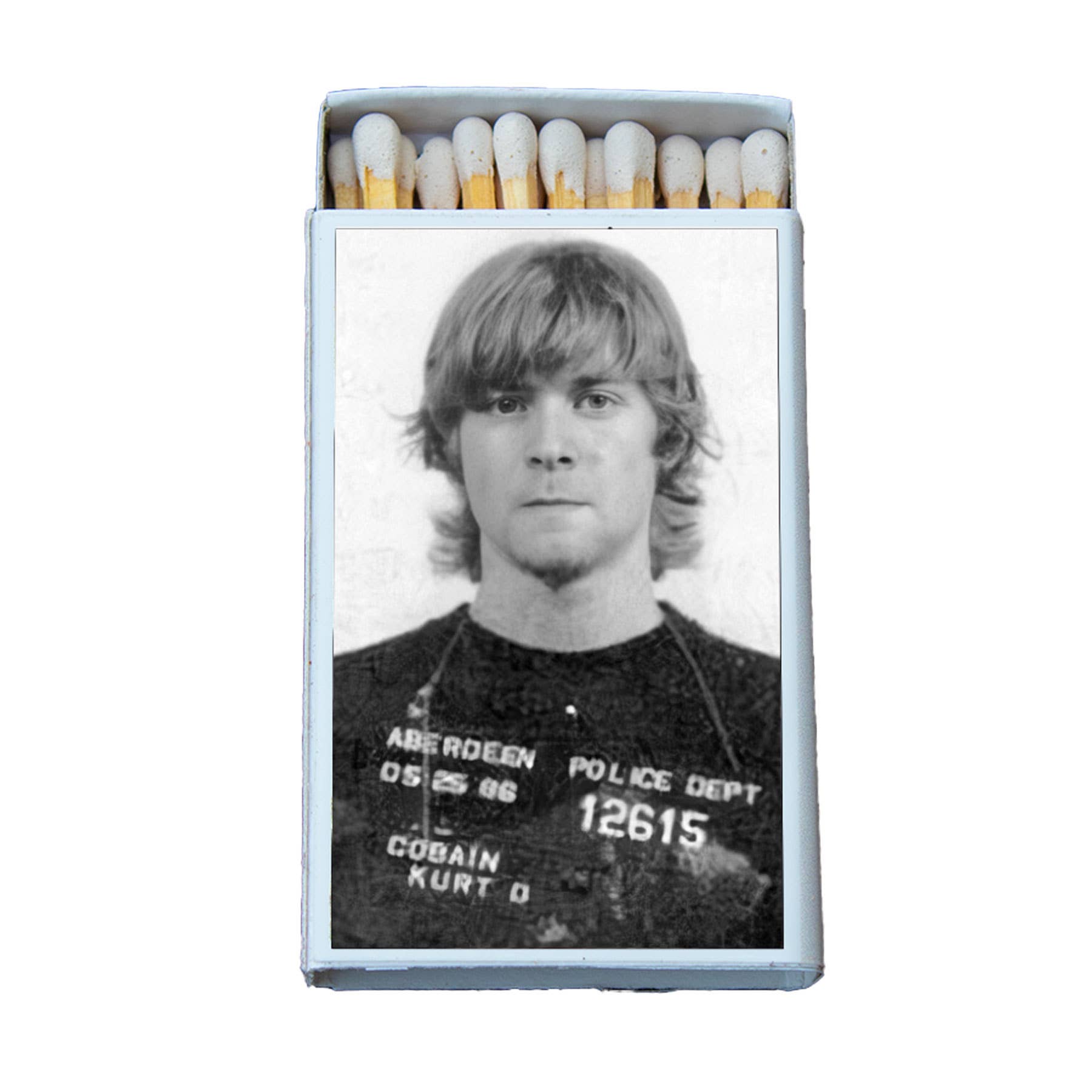 Celebrity Mugshot Matchbox • Matches • Candles Acc.