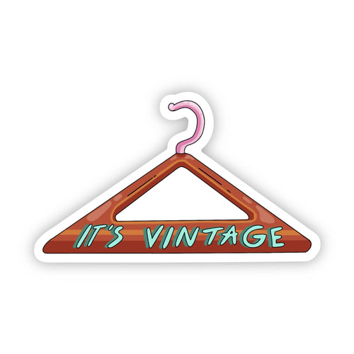 "It's Vintage" clothes hanger sticker