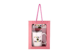 Pickle Baller Coffee Mug and Coaster Set