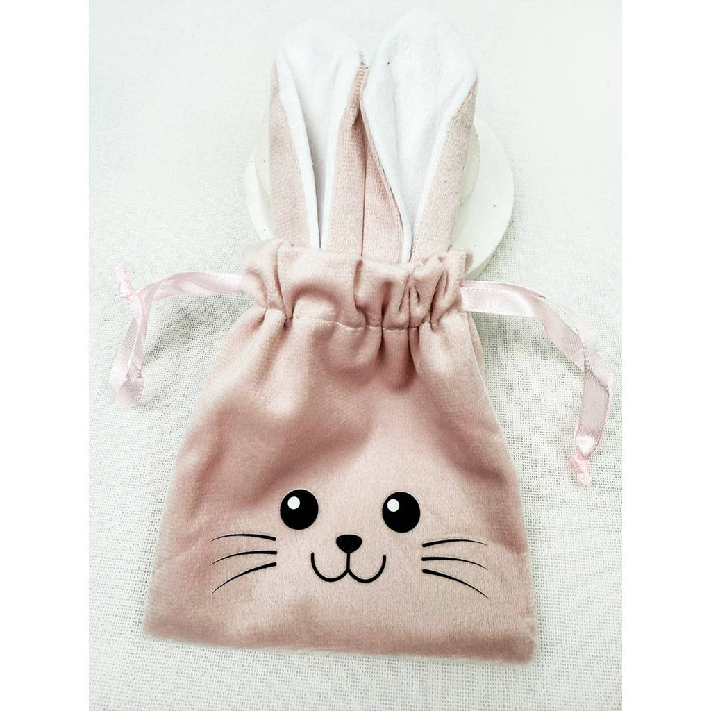 Bunny Ear Velvet Drawstring Gift Bags