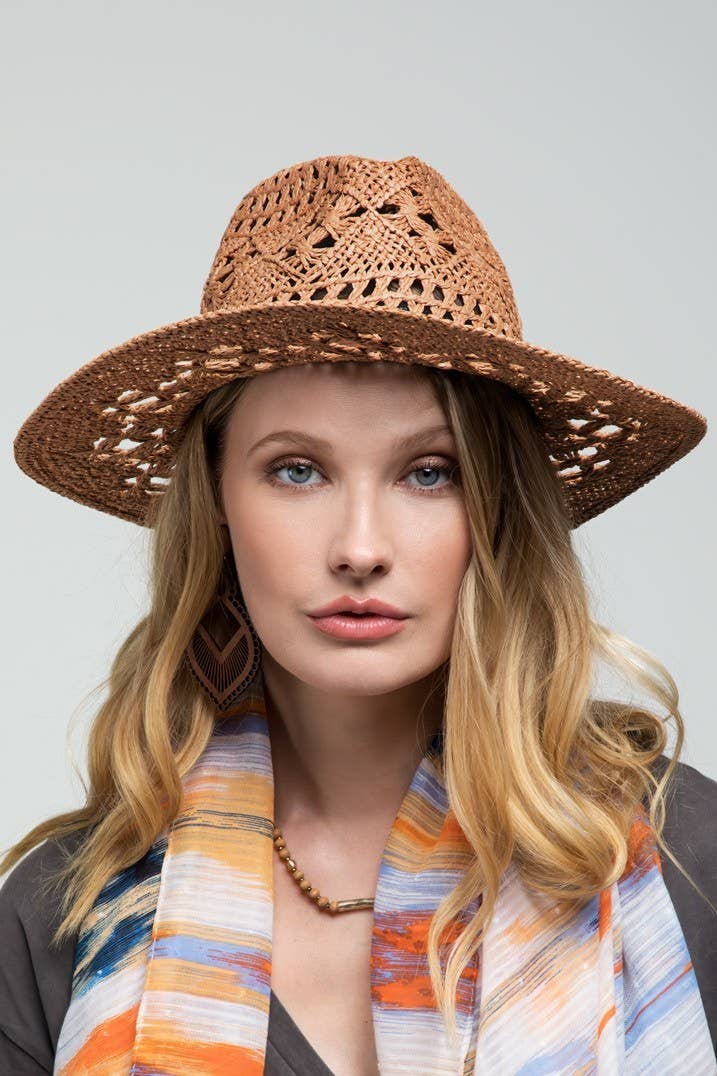 Handwoven Open-Weave Panama Hat