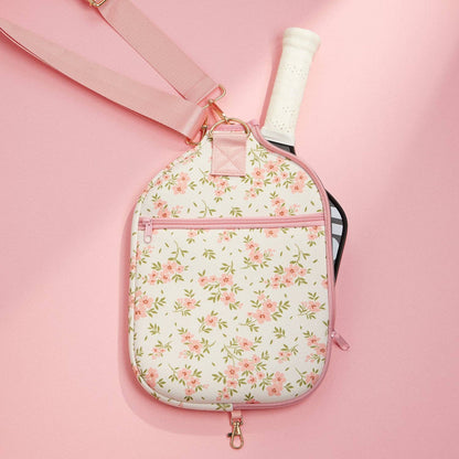 Floral Neoprene Pickleball Paddle Bag