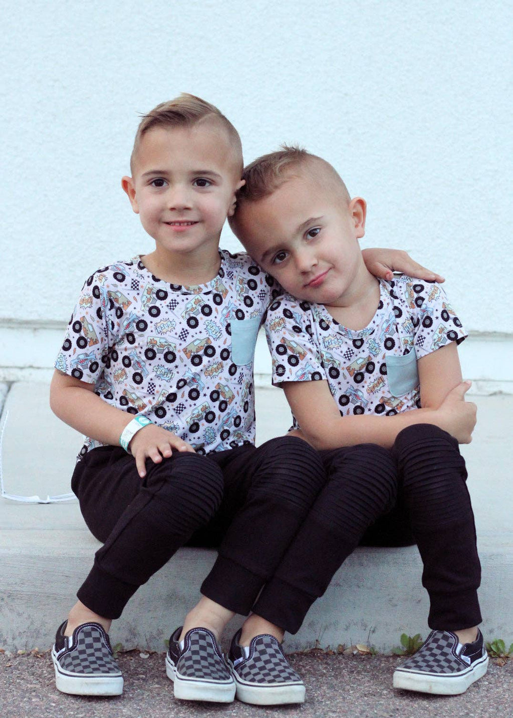 Boys Monster Truck Dream Pocket Tshirt