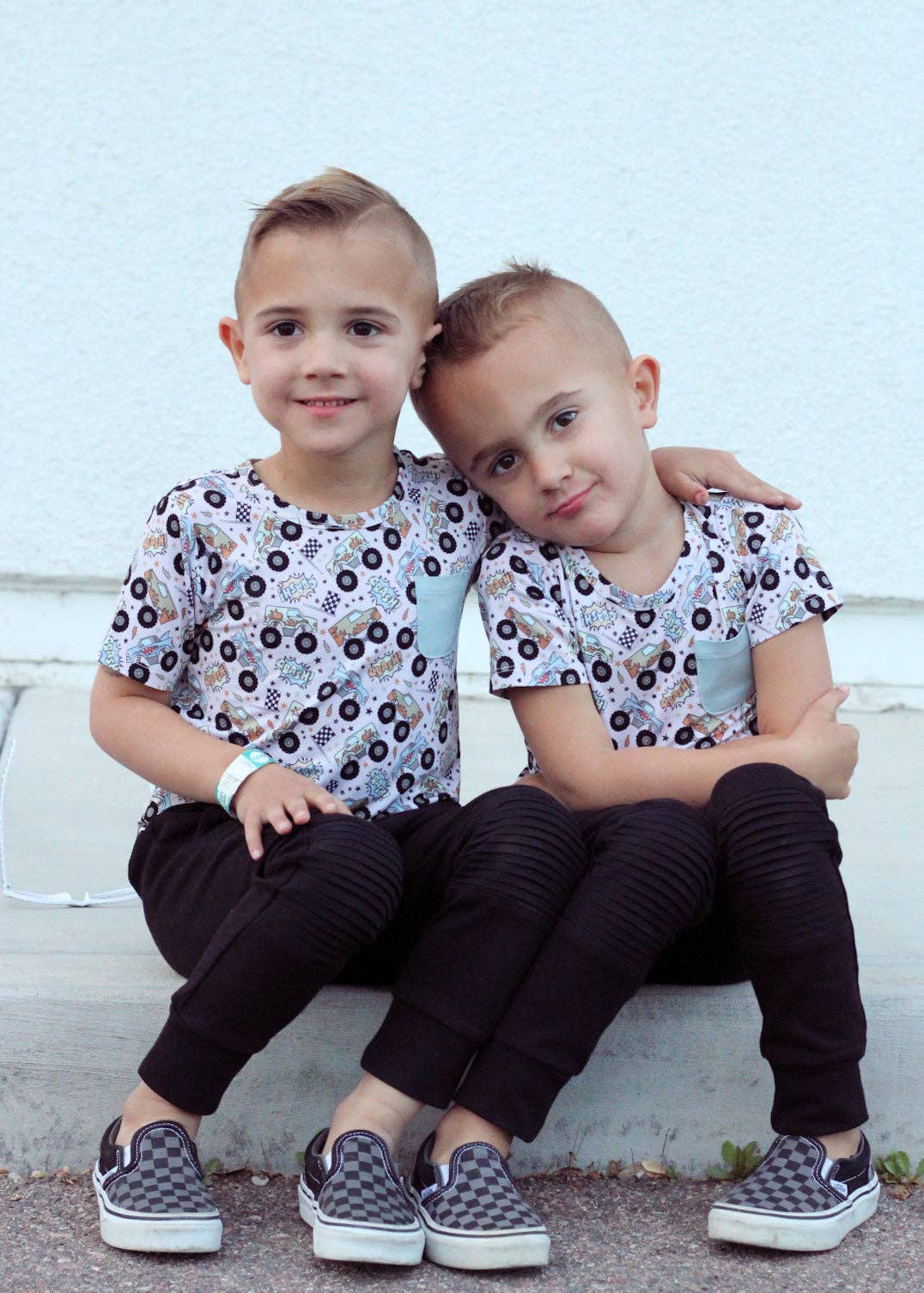 Boys Monster Truck Dream Pocket Tshirt