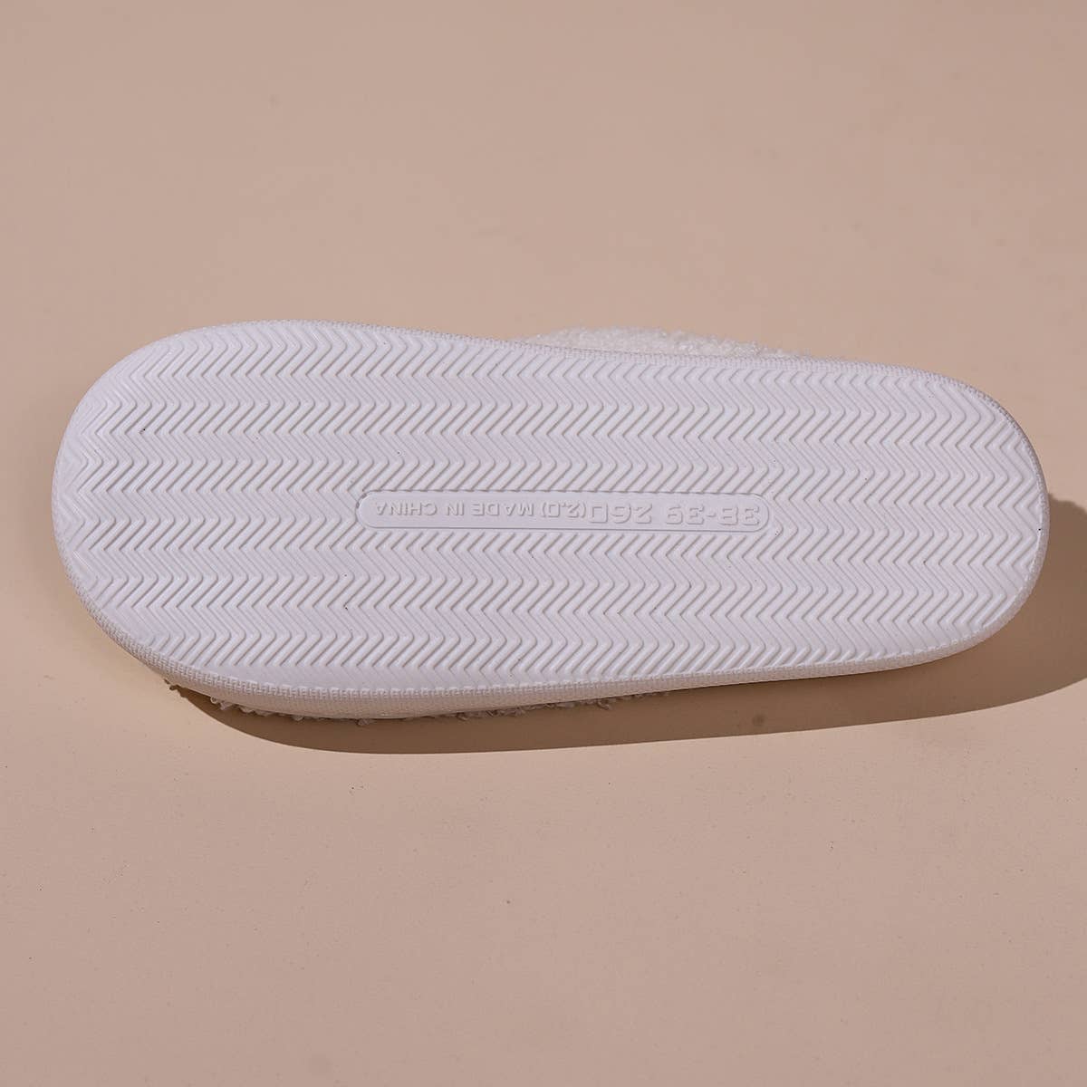 Heart Fleece Warm Soft Slipper.