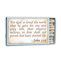 Bible Verse John 3:16 • Candle Acc • Scripture Matches