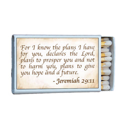 Bible Verse Jeremiah 29:11 • Candle Acc • Scripture Matches