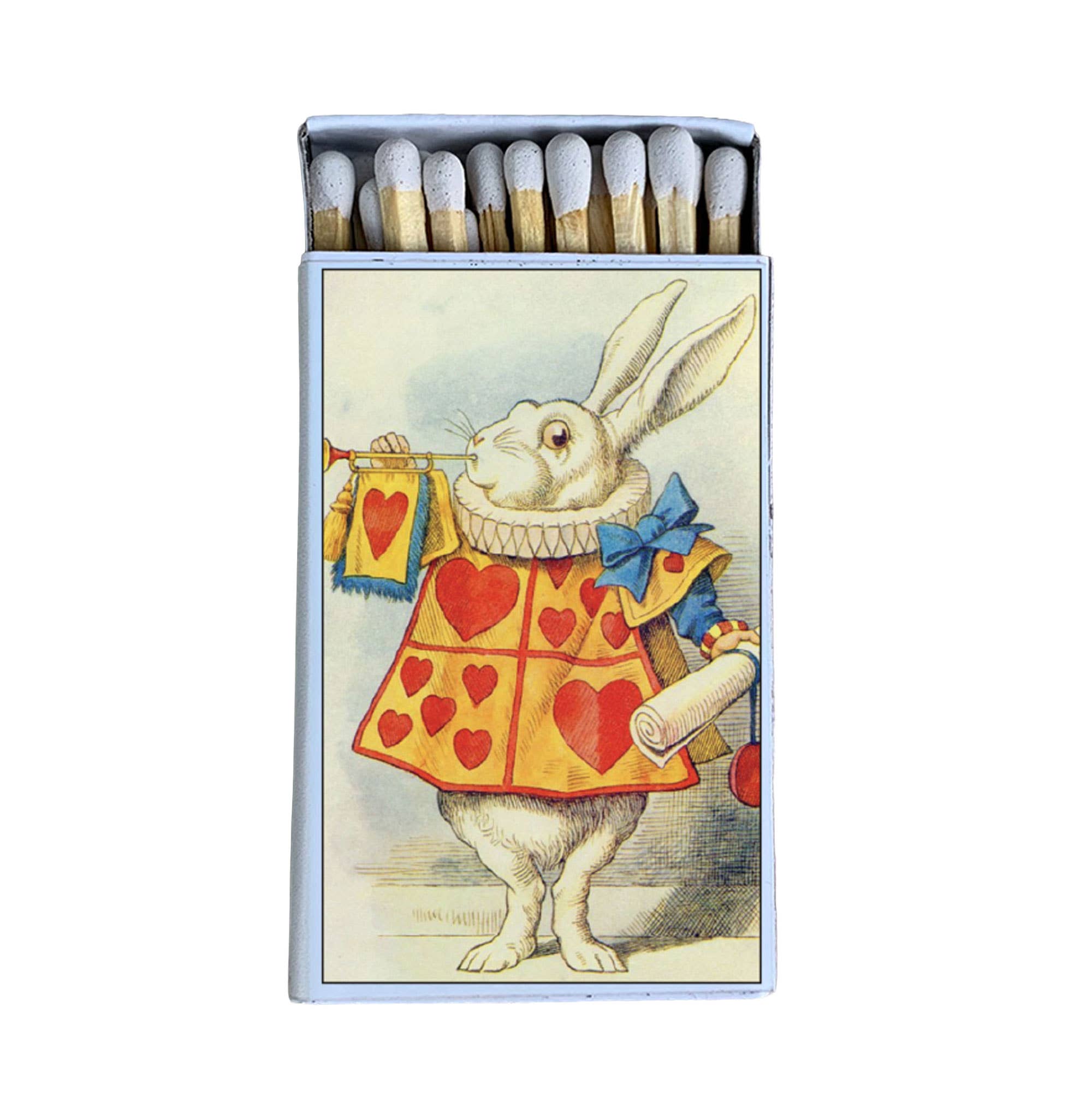 Matches • Alice in Wonderland White Rabbit • Home Decor