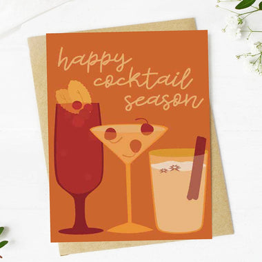 Happy Cocktail Season Greeting Card