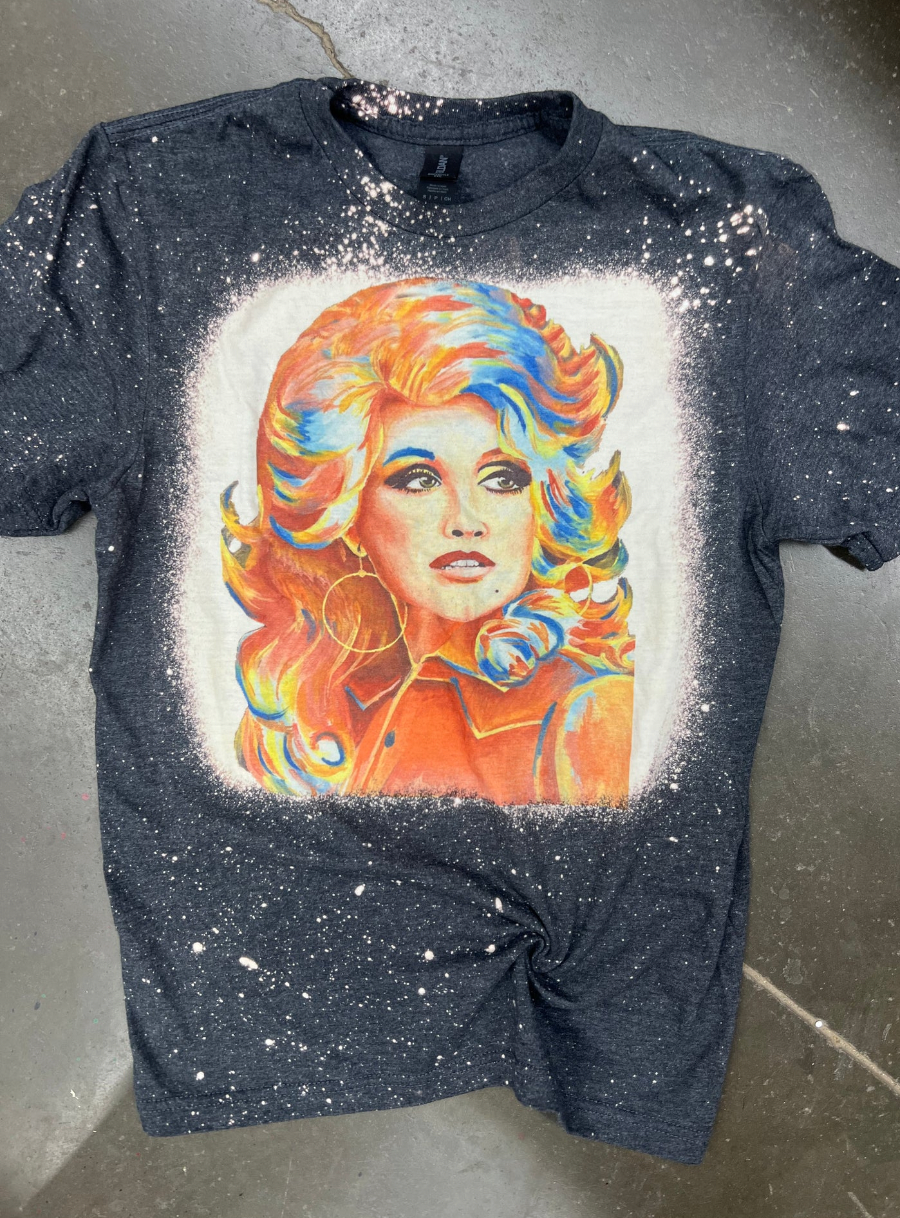 WaterColor Queen Dolly Graphic Tee.