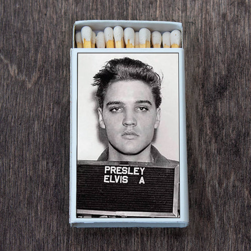 Celebrity Mugshot Matchbox • Candle Acc • Matches