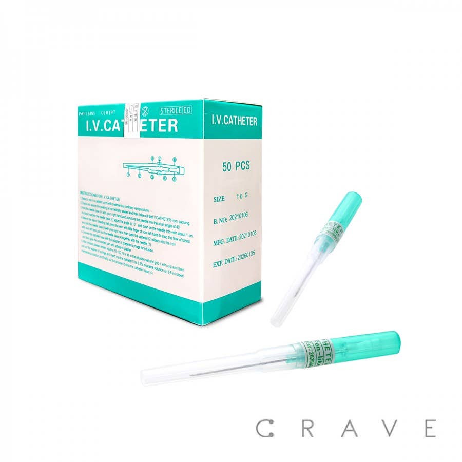 I.V.Catheter Cannula Piercing Needles: 16GA & 18 G (1.2MM)