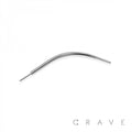 Threadless Curved Piercing Taper 20GA