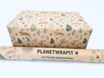 Winter Bunnies Recycled Eco Kraft Gift Wrapping Paper