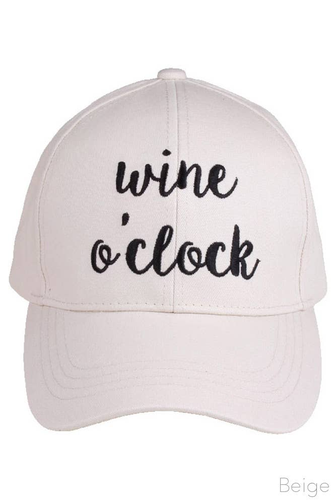 Wine O'Clock Baseball Cap