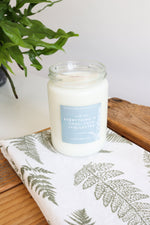"Everything is Cool, Calm + Collected" Candle
