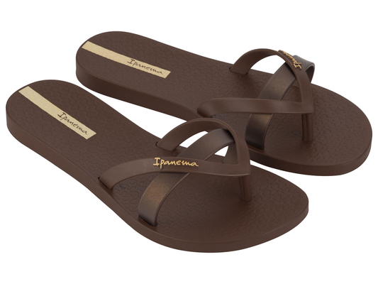 IPanema Kirei Flip Flop/Sandal Brown/Bronze