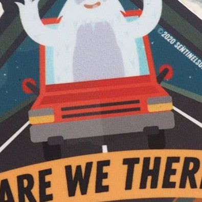Are We There Yeti? Vinyl Sticker.