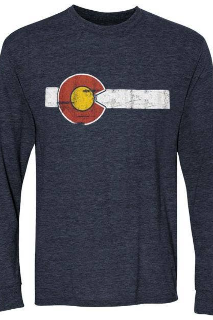 Classic Colorado Flag Long Sleeve T-shirt