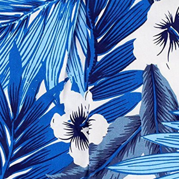 Midlee Blue Hawaiian Dog Shirt.