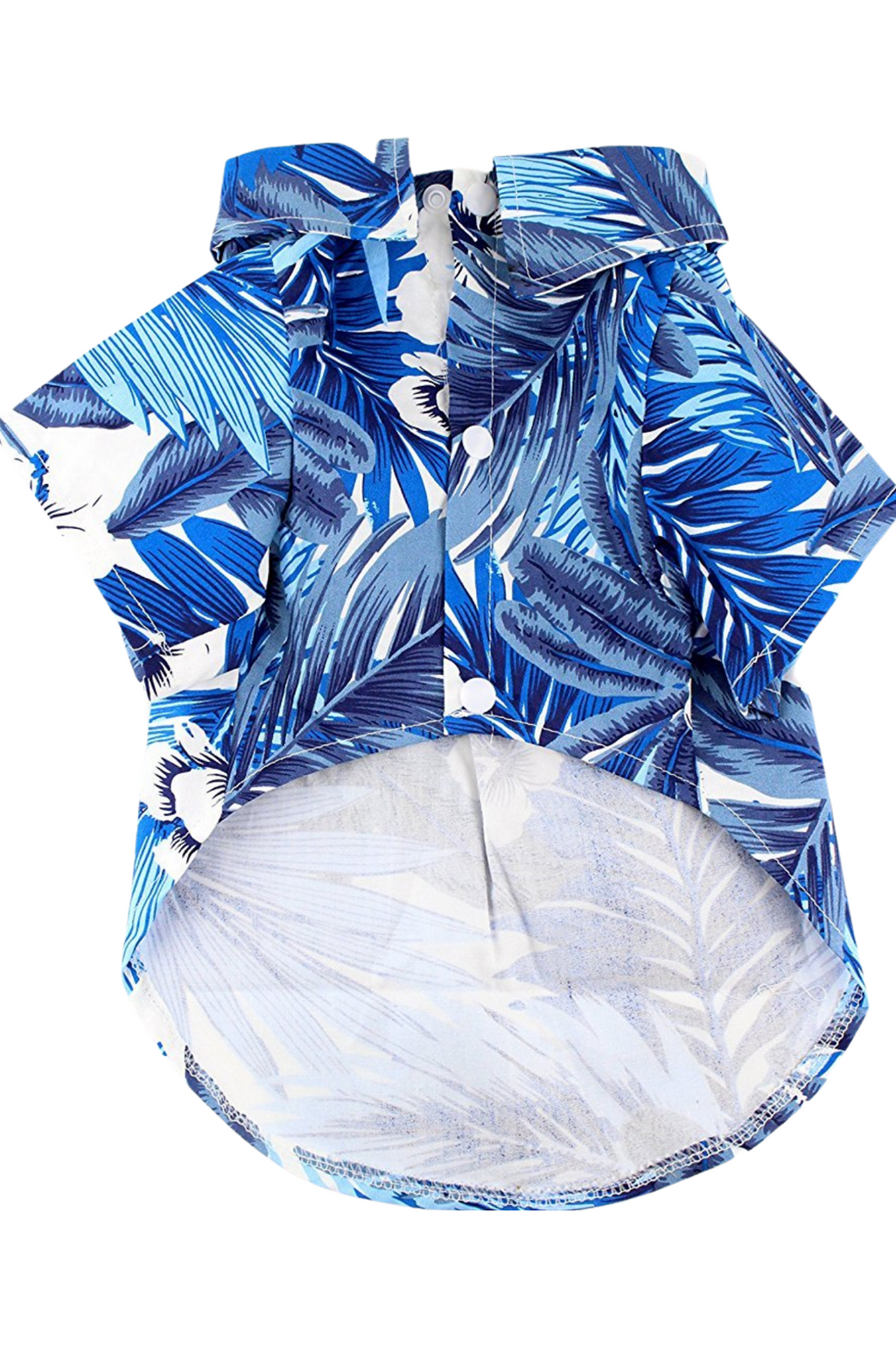Midlee Blue Hawaiian Dog Shirt.