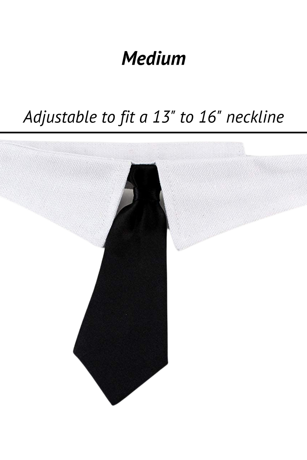 Midlee - Formal Black Doggy Tie.