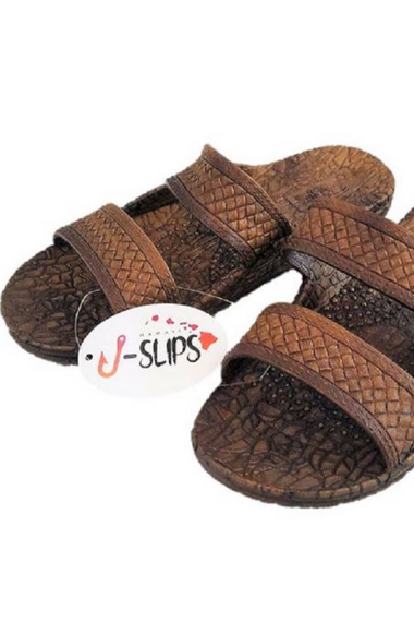 Men's J Slips Hawaiian Jesus Sandals-coconut brown