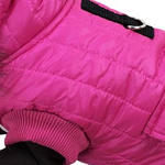 Pink Parka Fleece Dog Jacket.