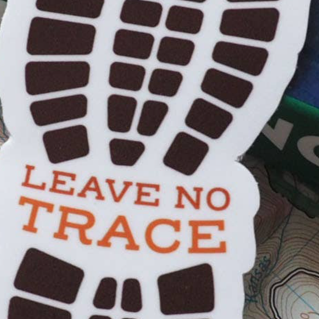 Leave No Trace Hiking & Nature Stickers