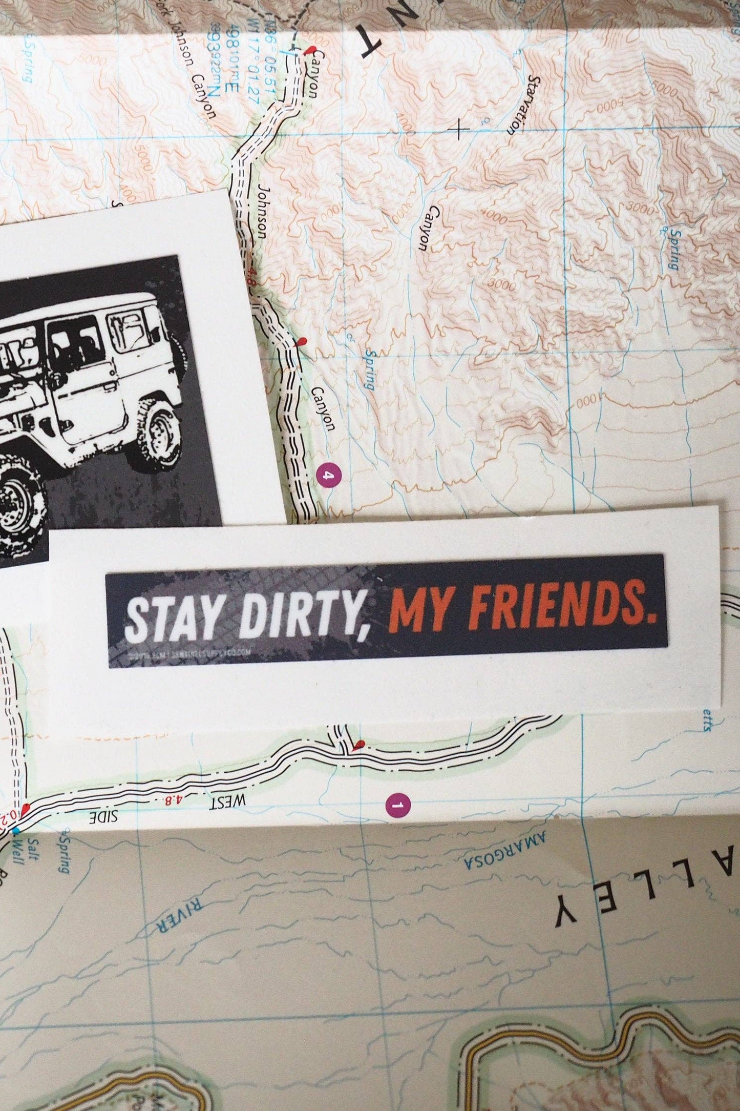 Stay Dirty My Friends Off Road Bumper Stickers