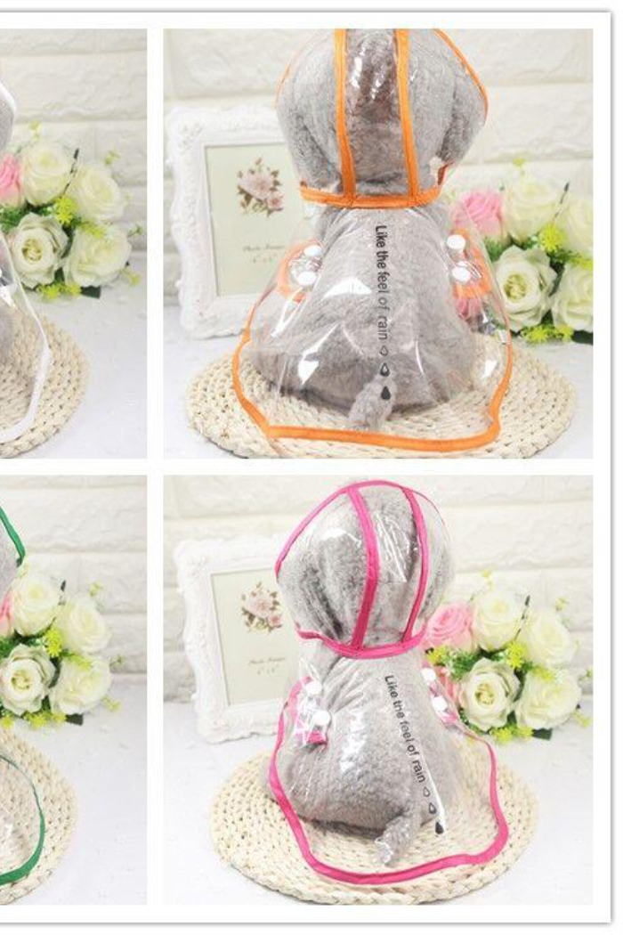 Doggy Raincoat - Various Colors.