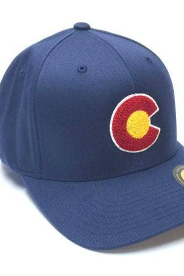 Colorado C Flexfit Hat - Blue.