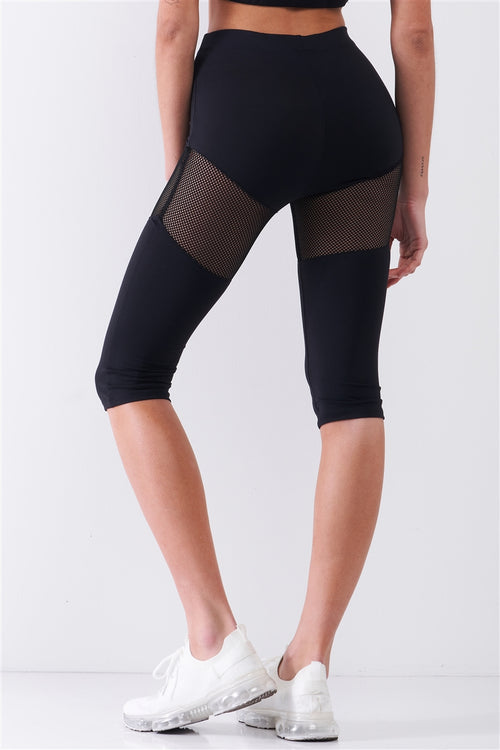 High Waist Sports Midi Leggings