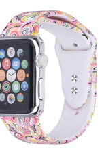 Paisley Printed Silicone Bands Apple Watch