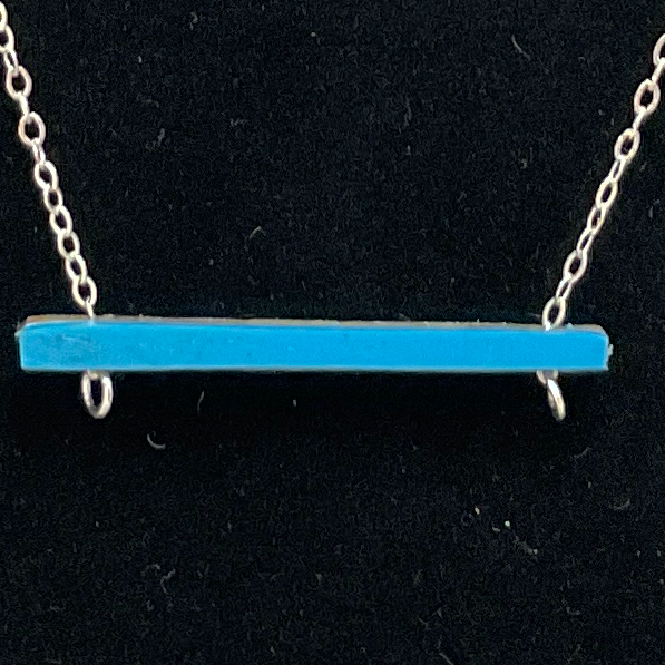 Apres Ski Freerider Necklace-Silver Plated.