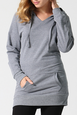 Zenana Outfitters Kangaroo Pocket Long Hoodie