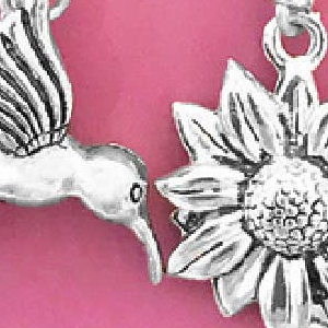 Close 2 UR Heart Pewter Earrings.