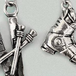 Close 2 UR Heart Pewter Earrings.