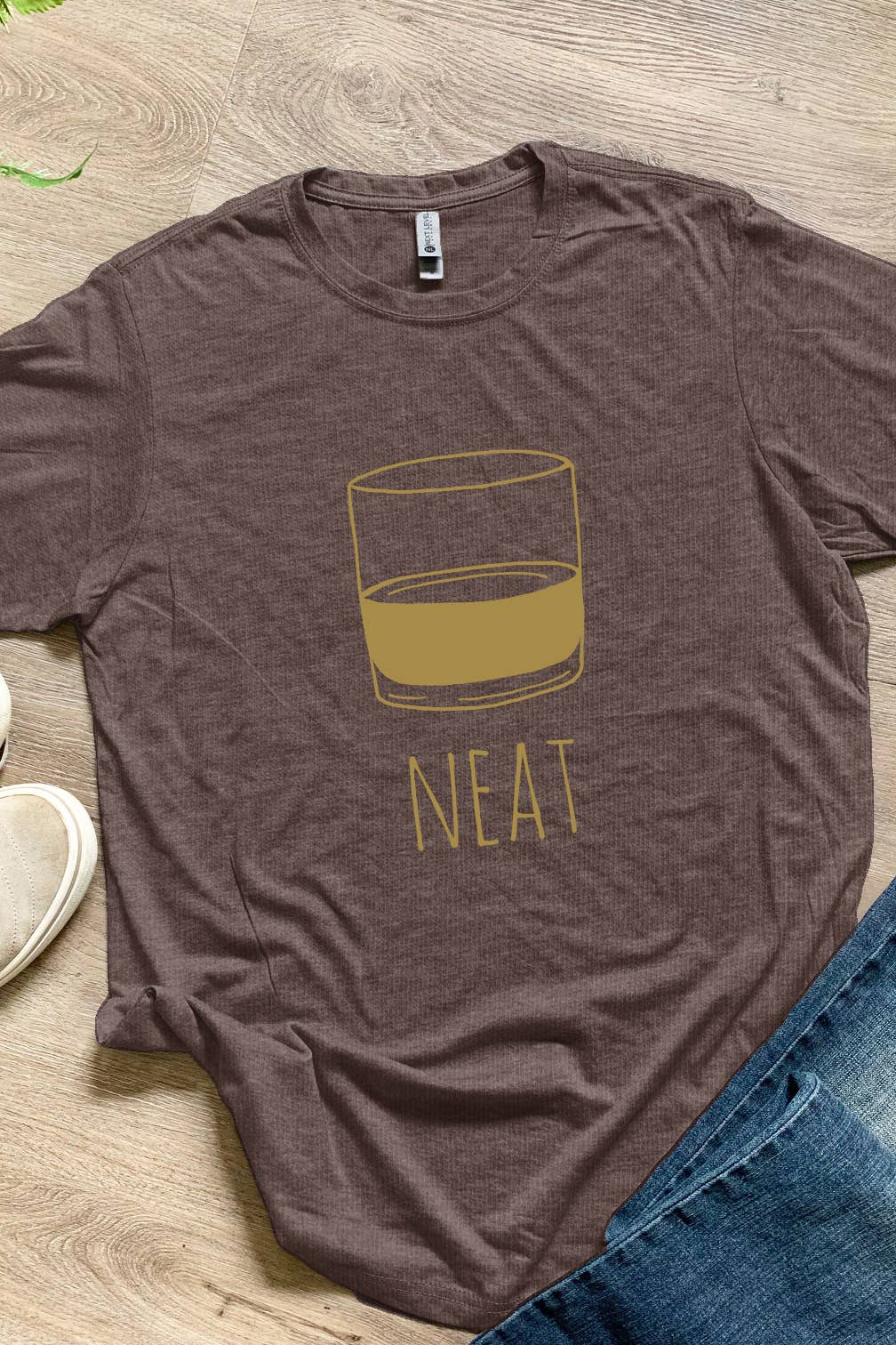 Neat - Men's Tee (Liquor/Whiskey Pun)