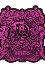 Fox Racing Pink Chaotic Sticker.