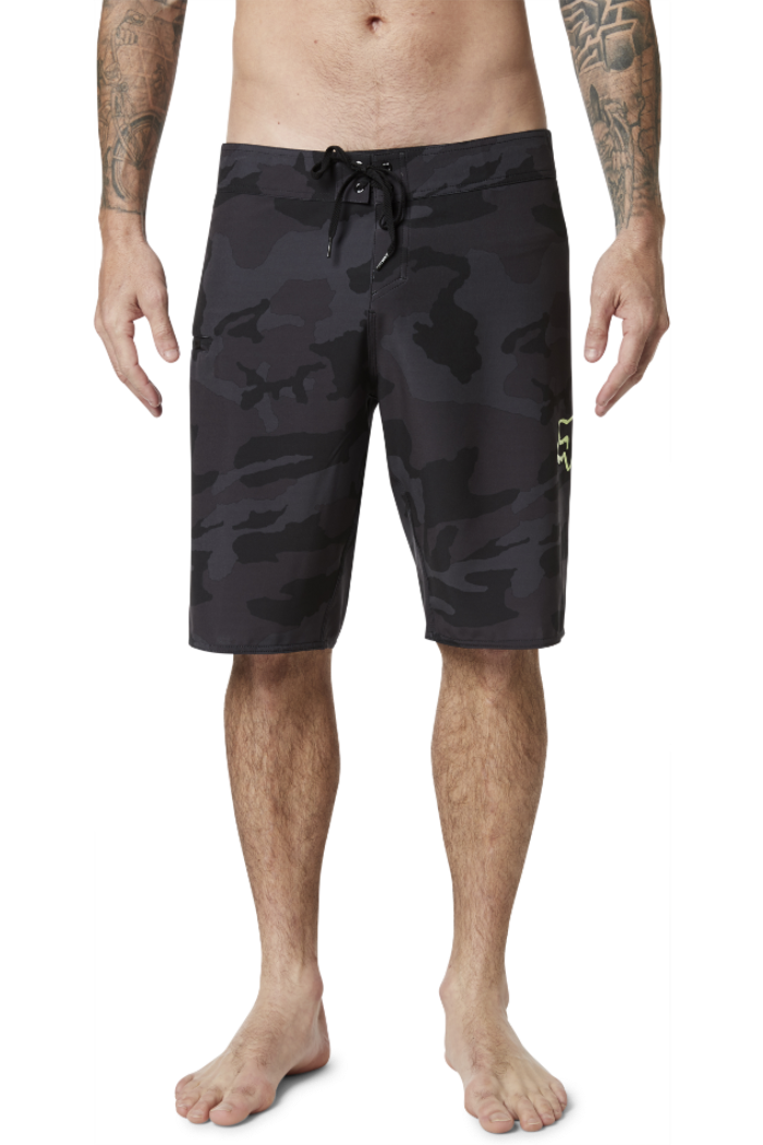 Fox Racing Overhead Camo Stretch Board shorts.