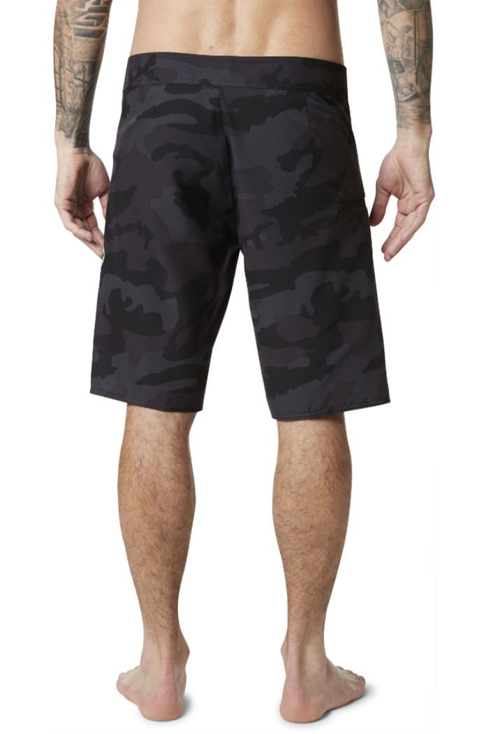 Fox Racing Overhead Camo Stretch Board shorts.