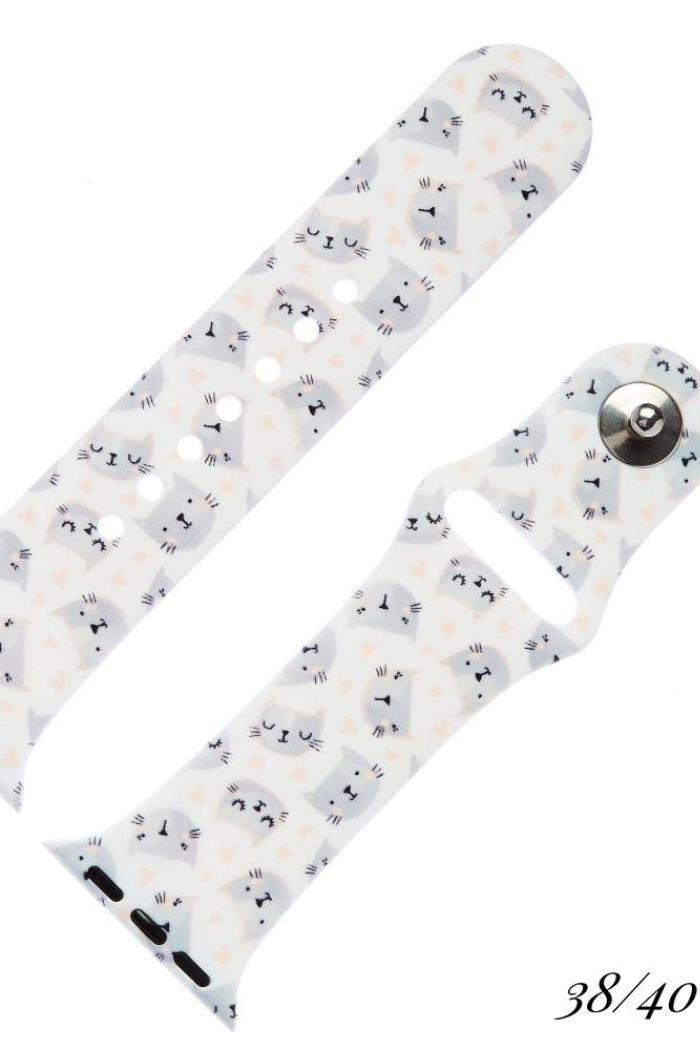 Silicone Watch Band for Apple Watches.