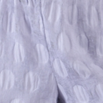 Lavender Circle Print Accordion Pleaded Relaxed Fit Shorts
