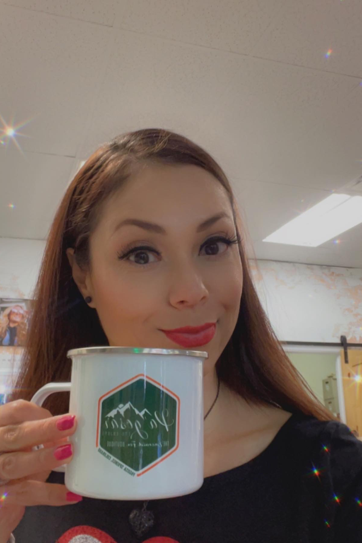 18oz "Pa'gosar" Enamel Camper Mug.