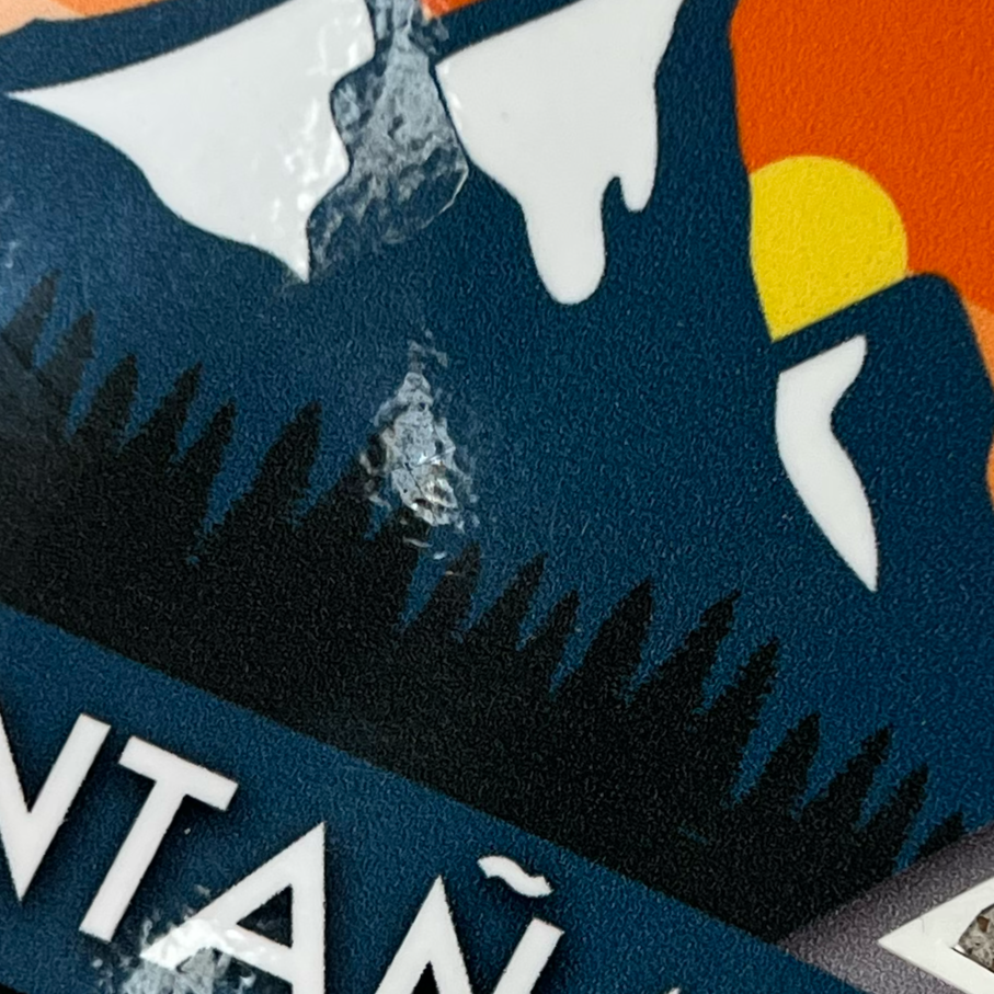 Vamos a las Montanas Sticker.