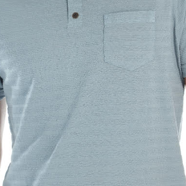 Brodie Garment Dyed Henley Polo Shirt