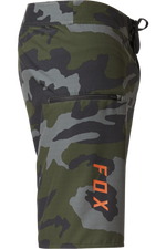 Fox Racing Overhead Camo Stretch Board shorts.