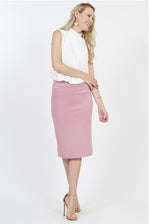 Solid Pencil Skirt.