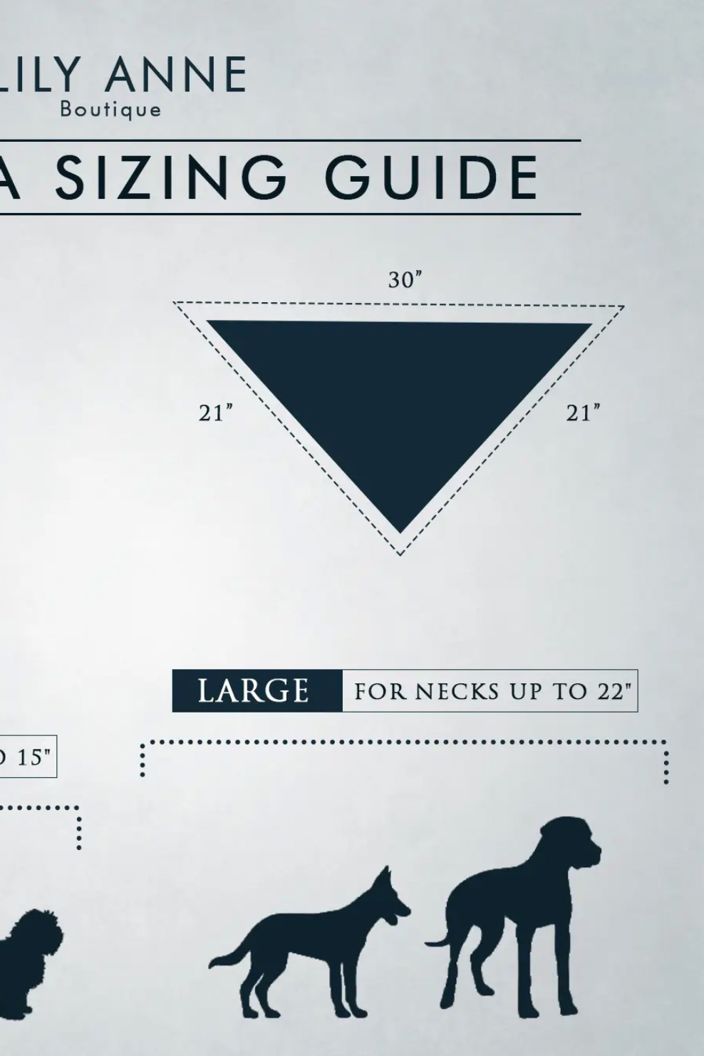 Dog Bandana's by Lily Anne Boutique.